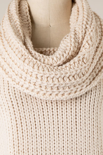 Aspen Chunky Cowl Neck Sweater