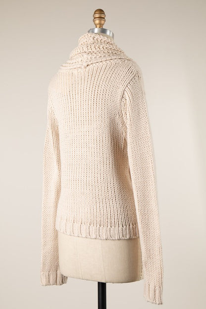 Aspen Chunky Cowl Neck Sweater