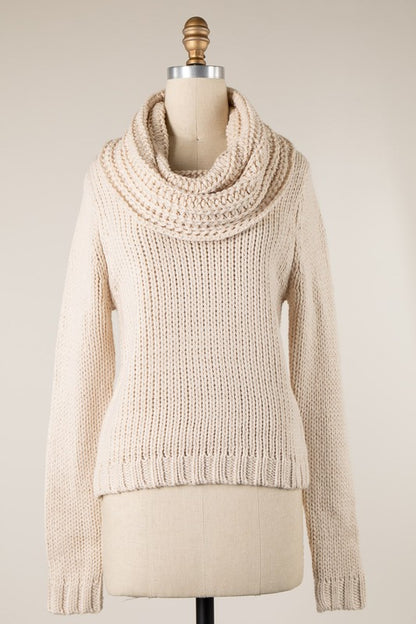 Aspen Chunky Cowl Neck Sweater