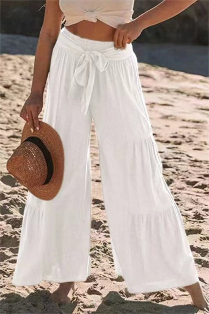 Tiered Wide Leg Pants