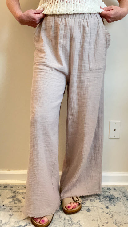 Coastal Gauze Pants