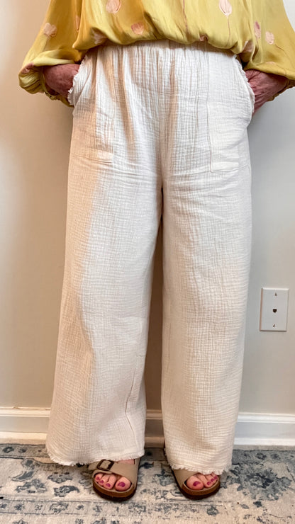 Coastal Gauze Pants