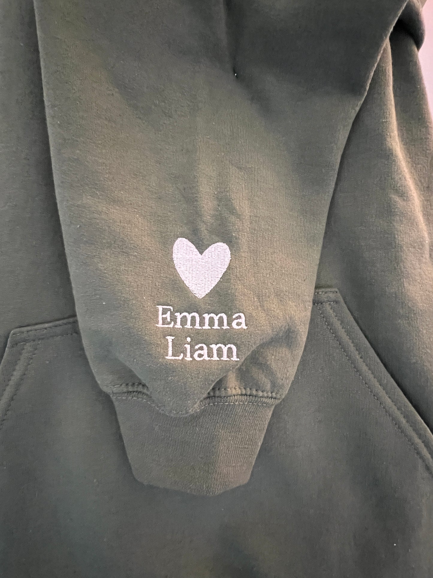 New School Vibes Mom,Nana,Grandma... Custom Embroidered Hoodie