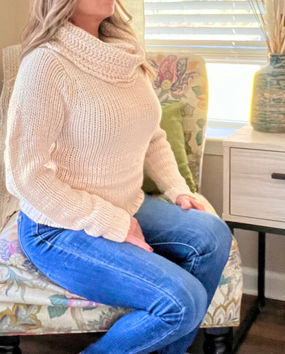 Aspen Chunky Cowl Neck Sweater