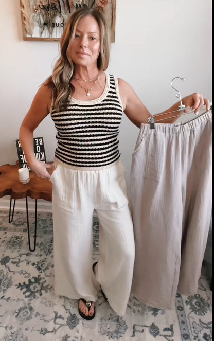 Coastal Gauze Pants