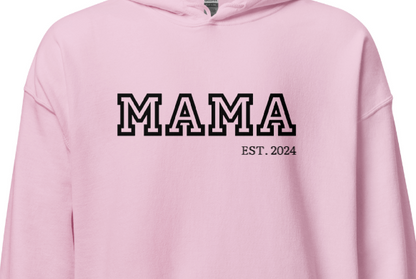 College Vibes Mama,Nana,Grandma...Custom Embroidered Hoodie