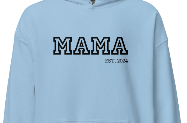 College Vibes Mama,Nana,Grandma...Custom Embroidered Hoodie