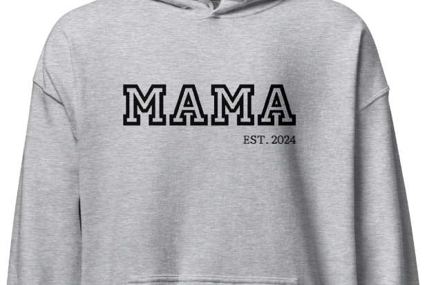 College Vibes Mama,Nana,Grandma...Custom Embroidered Hoodie