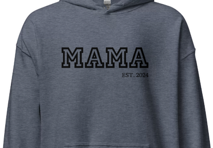 College Vibes Mama,Nana,Grandma...Custom Embroidered Hoodie