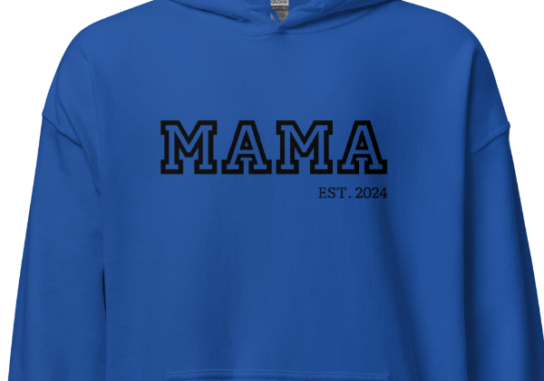 College Vibes Mama,Nana,Grandma...Custom Embroidered Hoodie