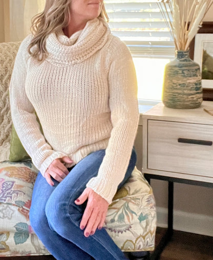 Aspen Chunky Cowl Neck Sweater