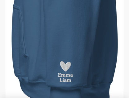 The Minimalist Mama,Nana,Grandma...Custom Embroidered Hoodie