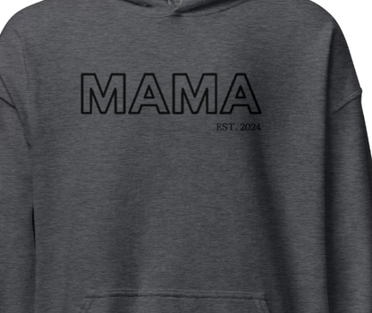 New School Vibes Mom,Nana,Grandma... Custom Embroidered Hoodie