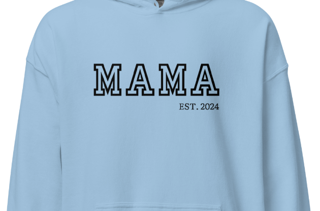 Old School Vibes Mama,Nana,Grandma...Custom Embroidered Hoodie