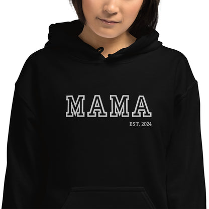 Old School Vibes Mama,Nana,Grandma...Custom Embroidered Hoodie