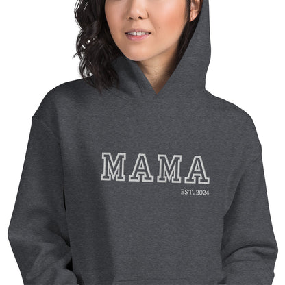 Old School Vibes Mama,Nana,Grandma...Custom Embroidered Hoodie