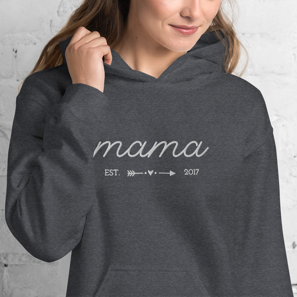 The Minimalist Mama,Nana,Grandma...Custom Embroidered Hoodie