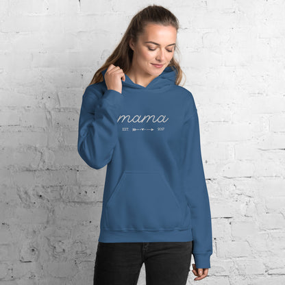 The Minimalist Mama,Nana,Grandma...Custom Embroidered Hoodie