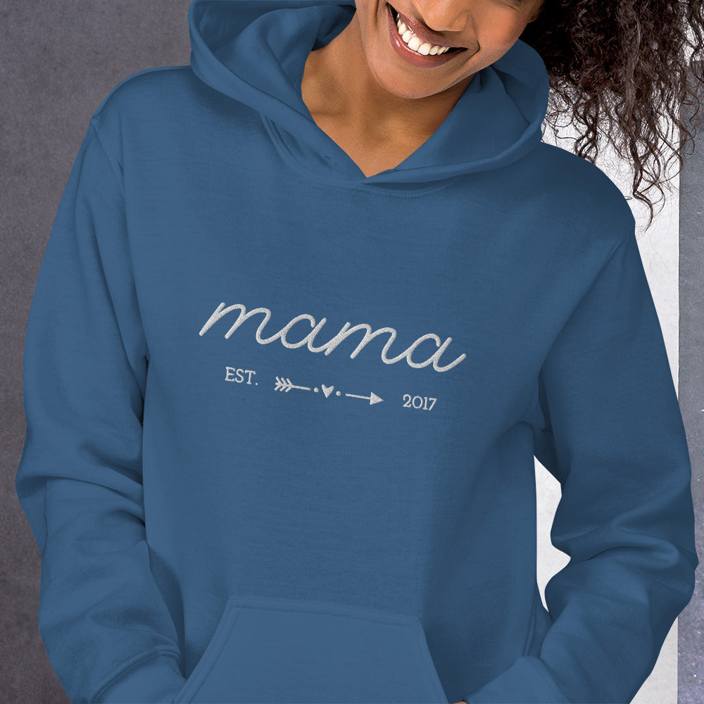 The Minimalist Mama,Nana,Grandma...Custom Embroidered Hoodie