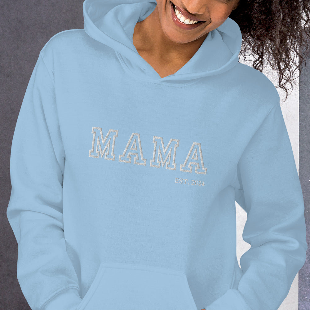 Old School Vibes Mama,Nana,Grandma...Custom Embroidered Hoodie