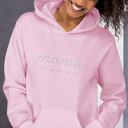 The Minimalist Mama,Nana,Grandma...Custom Embroidered Hoodie