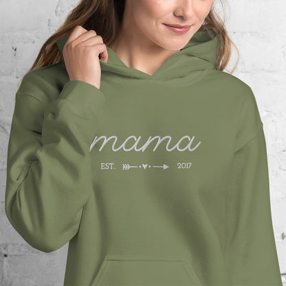 The Minimalist Mama,Nana,Grandma...Custom Embroidered Hoodie