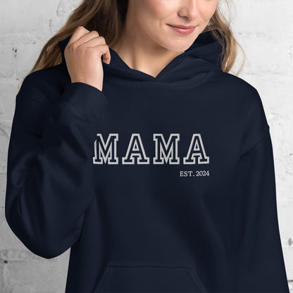 Old School Vibes Mama,Nana,Grandma...Custom Embroidered Hoodie