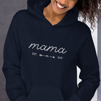 The Minimalist Mama,Nana,Grandma...Custom Embroidered Hoodie