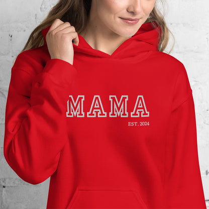 Old School Vibes Mama,Nana,Grandma...Custom Embroidered Hoodie