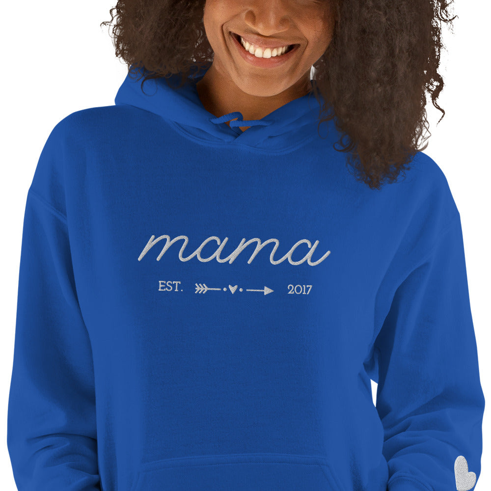 The Minimalist Mama,Nana,Grandma...Custom Embroidered Hoodie