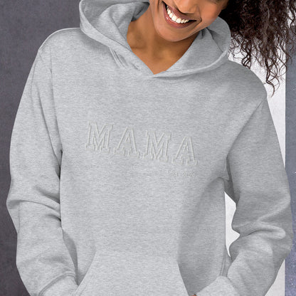 Old School Vibes Mama,Nana,Grandma...Custom Embroidered Hoodie