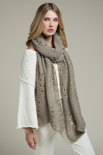 Eyelet Scarf