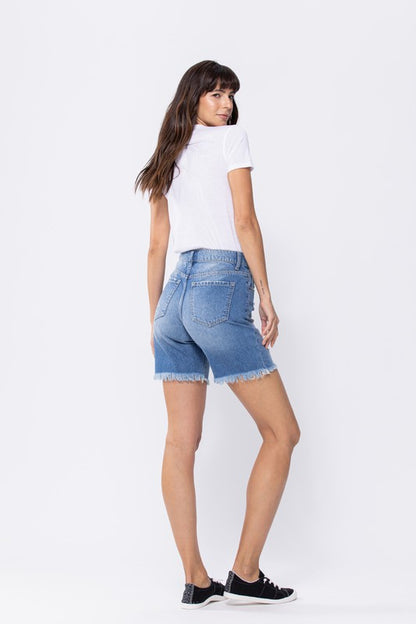 Tomboy Denim Biker Shorts