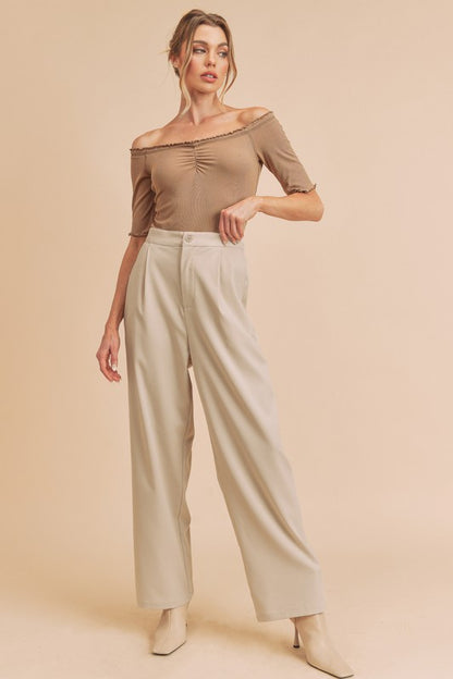 Wide Leg Trousers