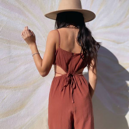 Cut-Out Jumpsuit