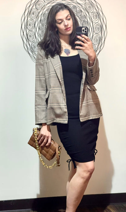 Classic Plaid Blazer